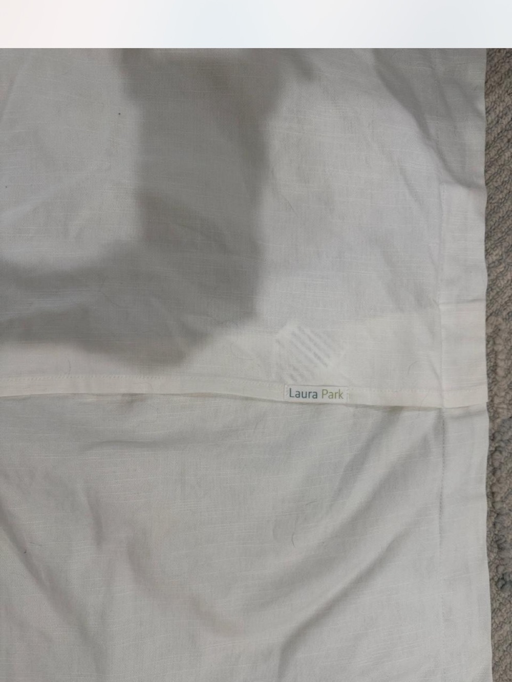 Laura Park Winter Green throw and pillow shams - Picture 5 of 6